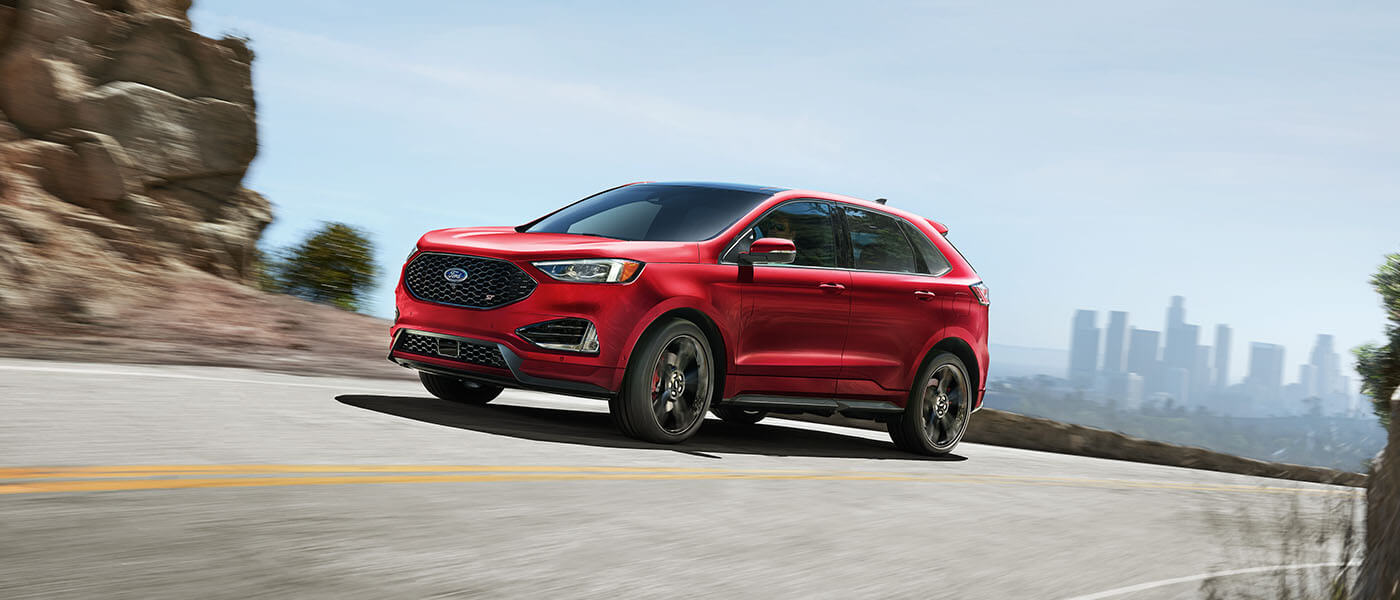 2024 Ford Edge exterior driving on mountain road