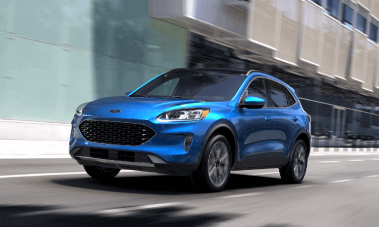 2022 Ford Escape exterior driving head on in city