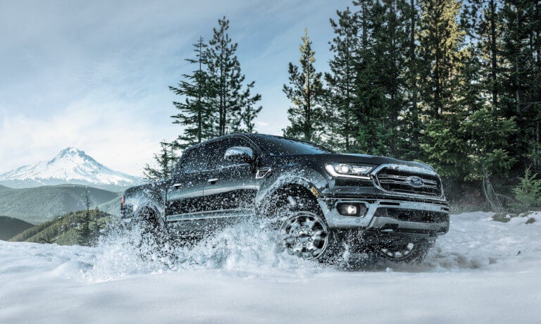 2023 Ford Ranger exterior in snow